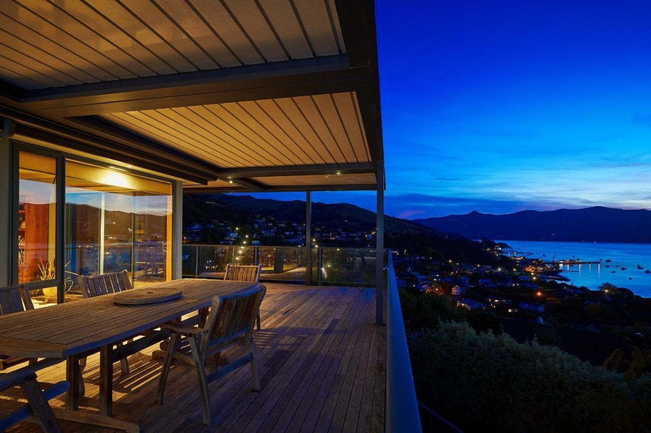 Akaroa Holiday Home Spacious And Quite With Stunning Harbour Views And Close To Town Eksteriør bilde