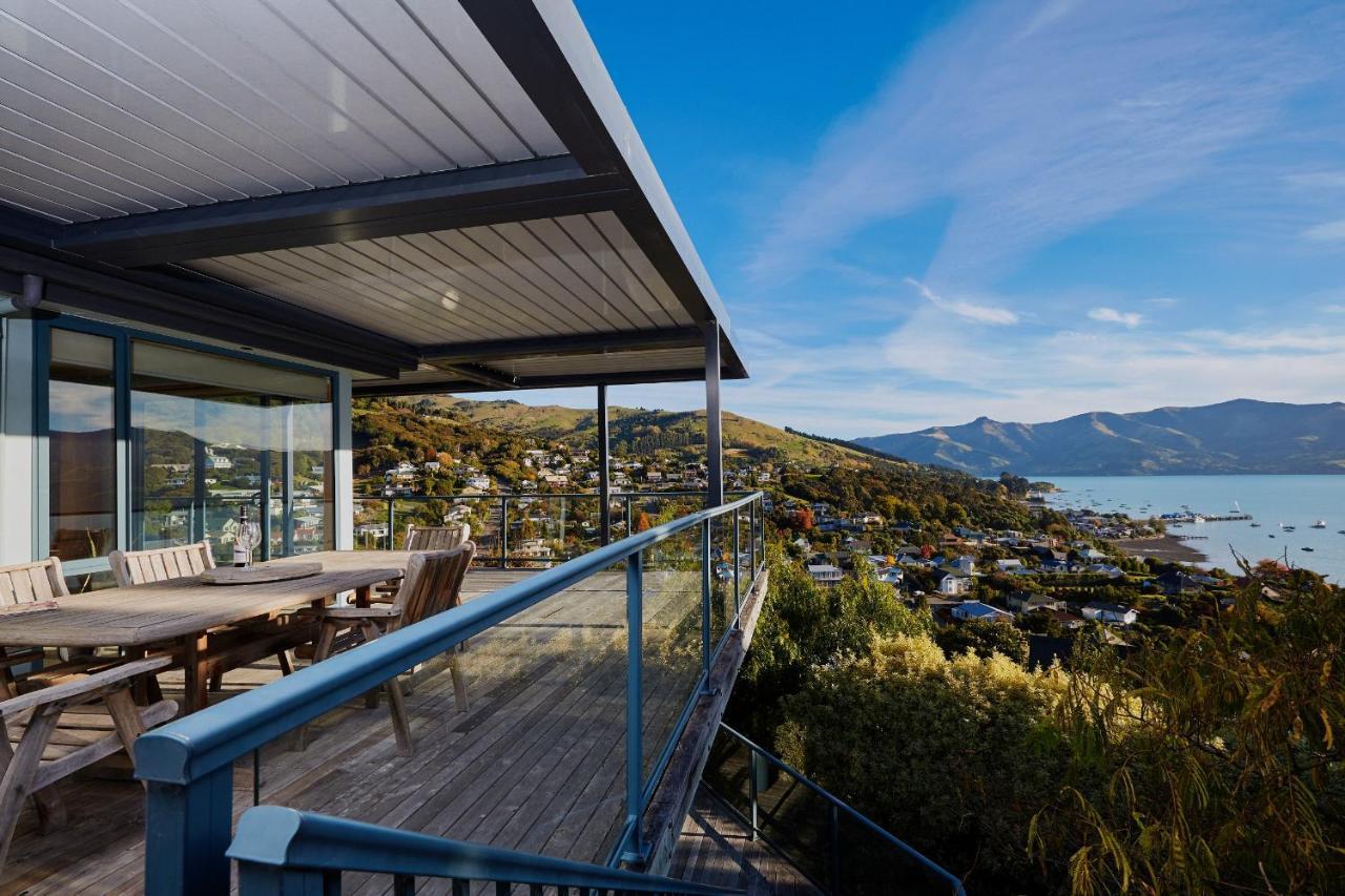 Akaroa Holiday Home Spacious And Quite With Stunning Harbour Views And Close To Town Eksteriør bilde
