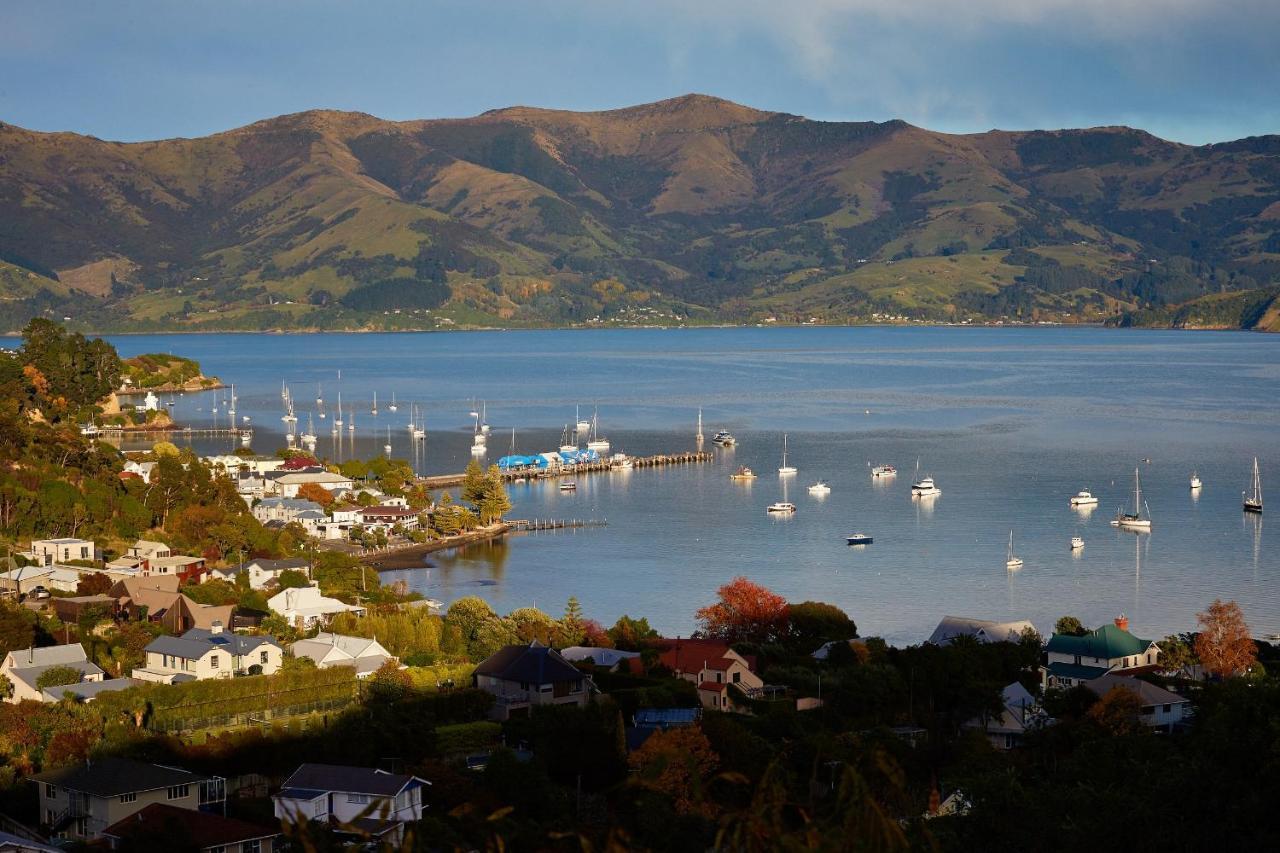 Akaroa Holiday Home Spacious And Quite With Stunning Harbour Views And Close To Town Eksteriør bilde