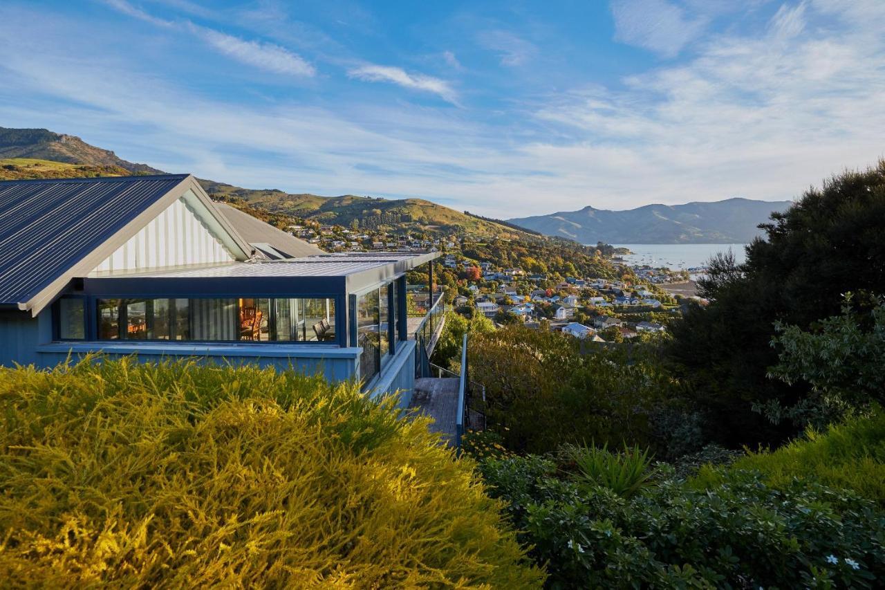 Akaroa Holiday Home Spacious And Quite With Stunning Harbour Views And Close To Town Eksteriør bilde