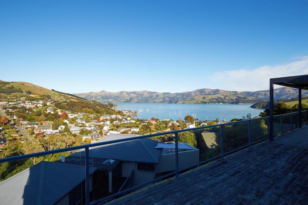 Akaroa Holiday Home Spacious And Quite With Stunning Harbour Views And Close To Town Eksteriør bilde