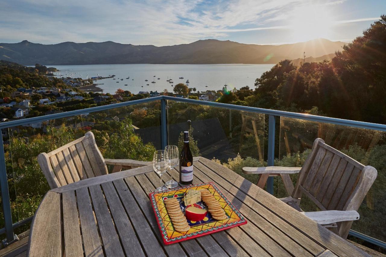 Akaroa Holiday Home Spacious And Quite With Stunning Harbour Views And Close To Town Eksteriør bilde